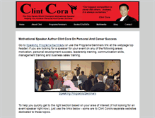 Tablet Screenshot of clintcora.com